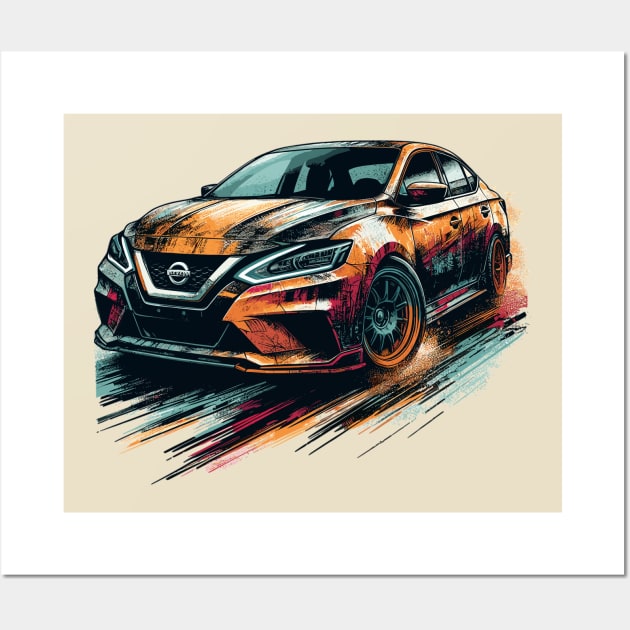 Nissan Sentra Wall Art by Vehicles-Art